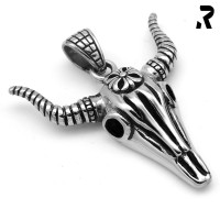 longhorn skull pendant, anhänger stierschädel, stierkopf, kuhanhänger, edelstahl anhänger männer frauen longhorn skull pendant, anhänger stierschädel, stierkopf, kuhanhänger, edelstahl anhänger männer frauen